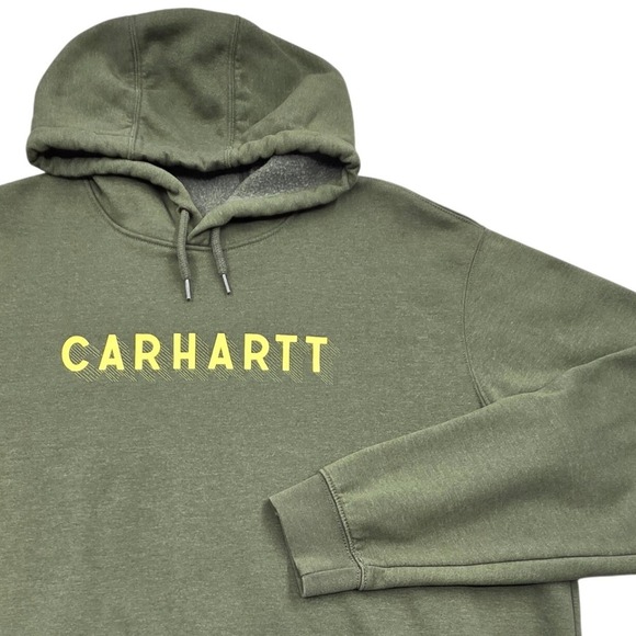 Carhartt Other - Carhartt Rain Defender Loose Fit Pullover Hoodie Olive Green Mens XL Tall